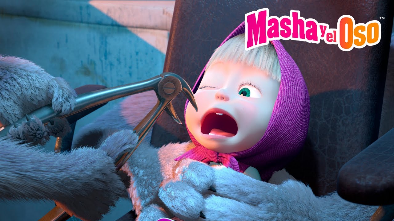 🦷¿Por qué debemos cepillarnos los dientes? 🪥 Colección de dibujos animados📺Masha y el Oso Castellano