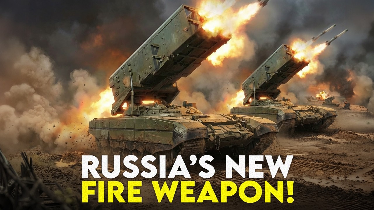 SHOCK! Russia Deploys New TOS-3 Dragon Thermobaric Rocket System in Ukraine!
