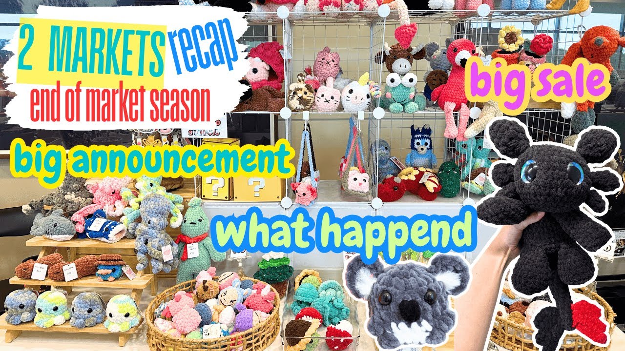 Market Recap | What Went Wrong with Makers Market | Crochet Market Vlog & Results | Vlogmas in Dec