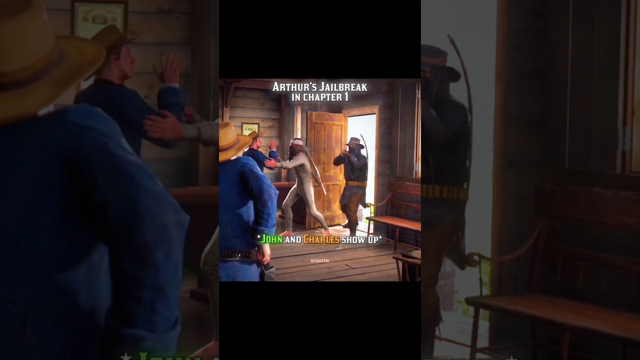 Arthur Got Arrested In Chapter 1 | #rdr2 #edit #gaming