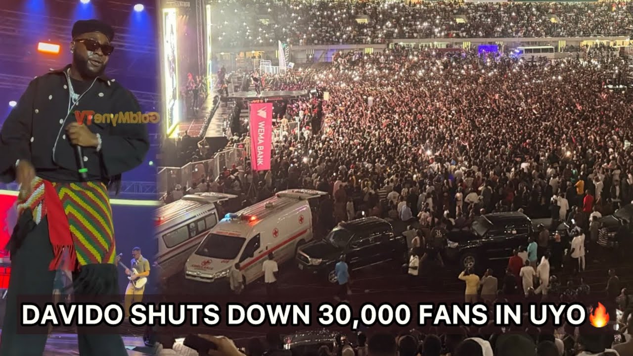 Davido Live in Uyo Full Performances & Highlights at 30K-Capacity Godswill Akpabio Stadium Akwa Ibom