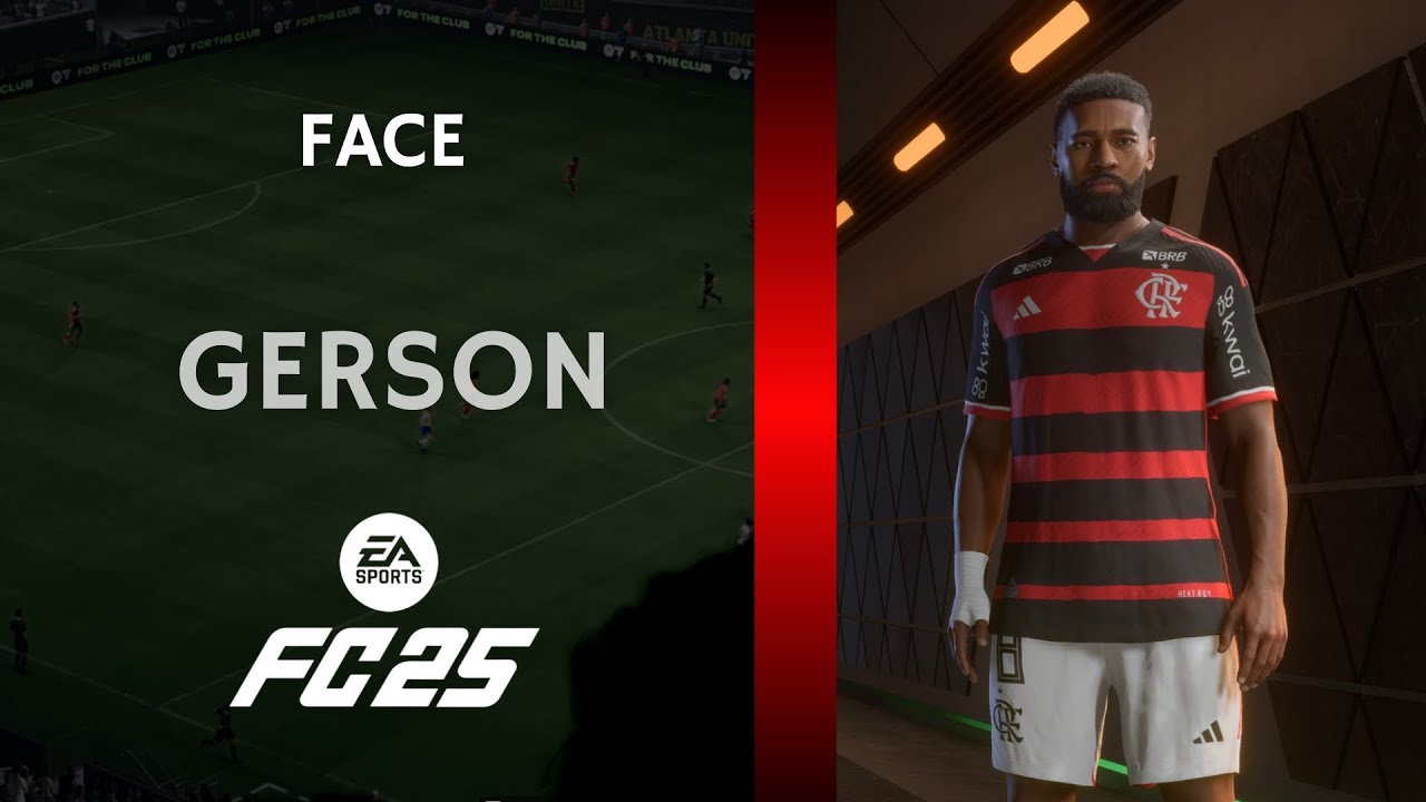 EAFC 25 - Tutorial Face GERSON - Flamengo ( Stats nos comentários )