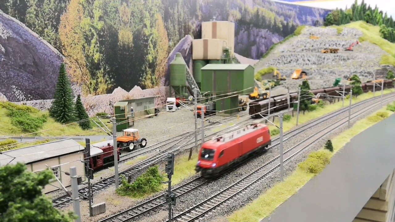 ÖBB Modelleisenbahn, ein Tag am Schotterwerk
