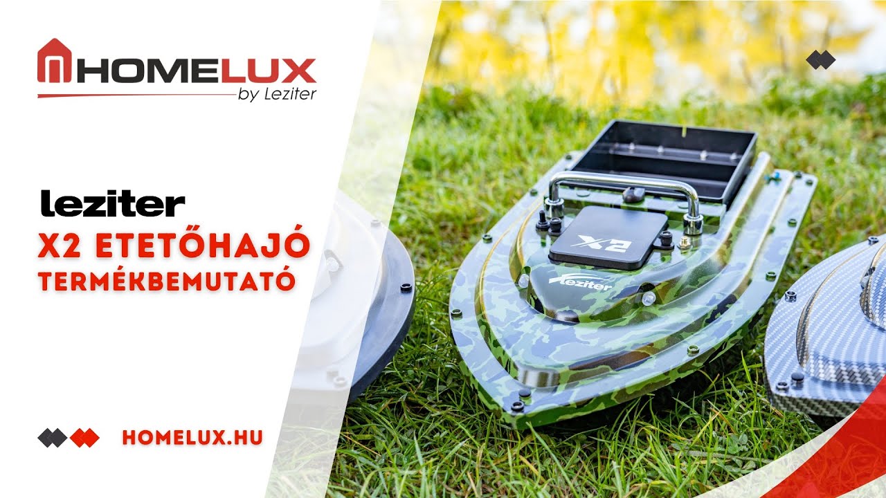 Leziter X2 GPS-es etetőhajók