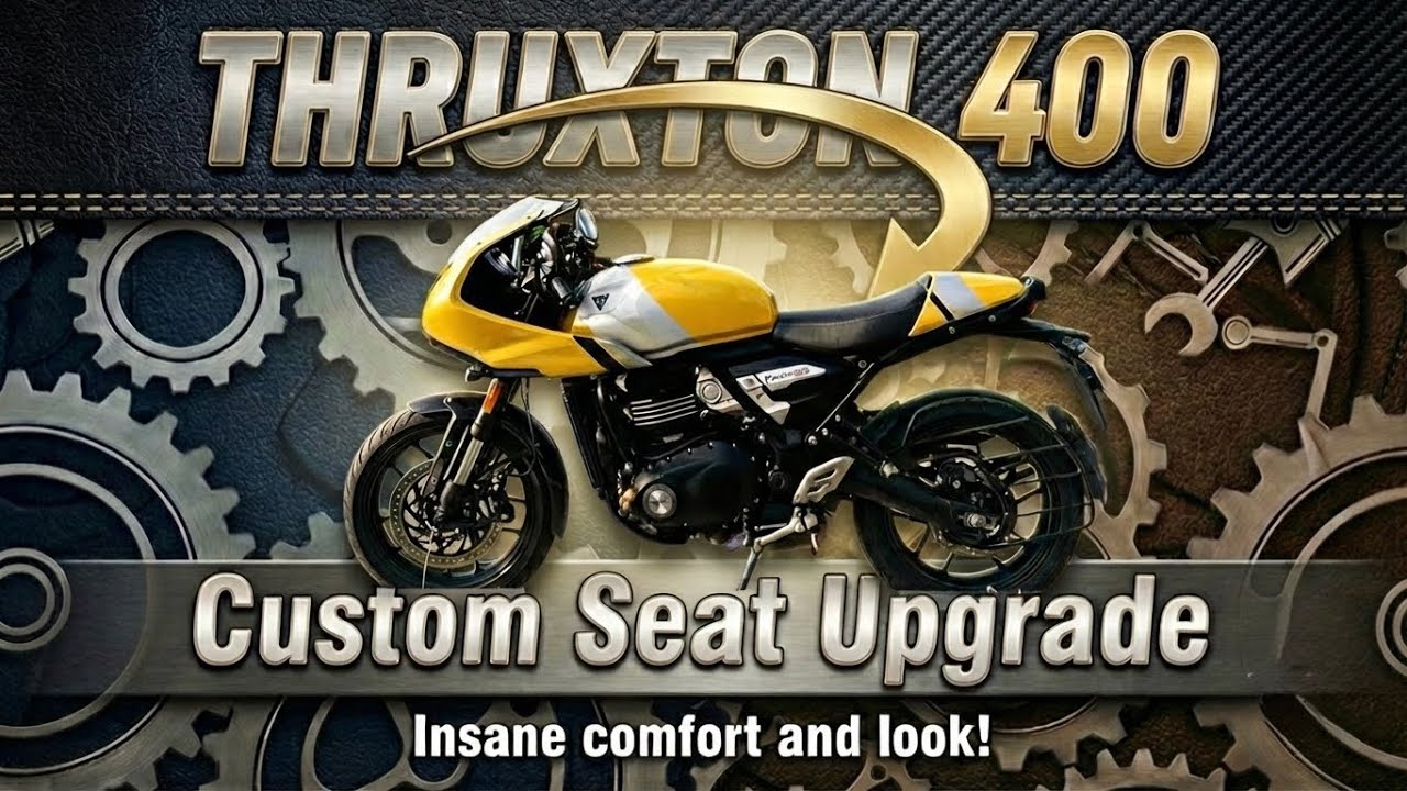 Fixing the Triumph Thruxton 400 Seat: No More Sliding!
