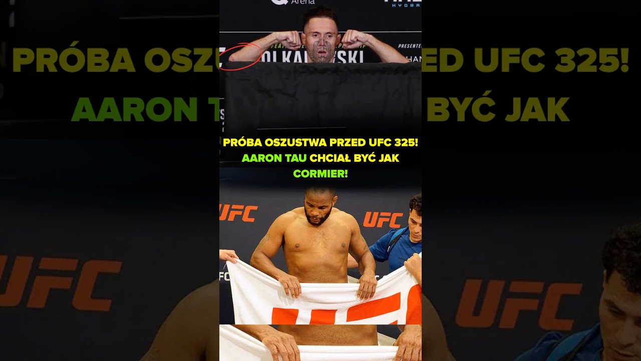 Pr&oacute;ba oszustwa przed UFC 325! Walka odwołana! #mma #ufc #shorts