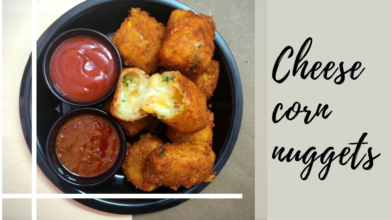 Tasty Cheese Corn Nuggets | How to make | Simple Recipe | The Happy Apron #homemadefood