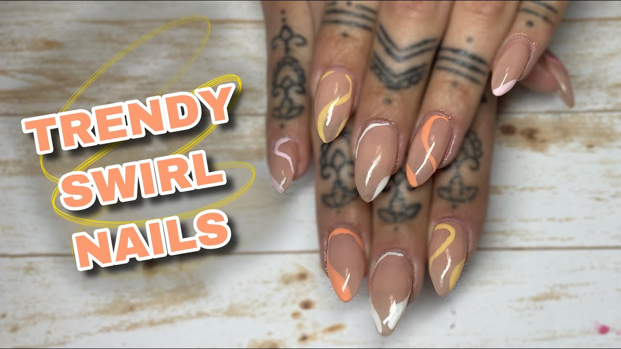 Trendy Swirl Nail Tutorial