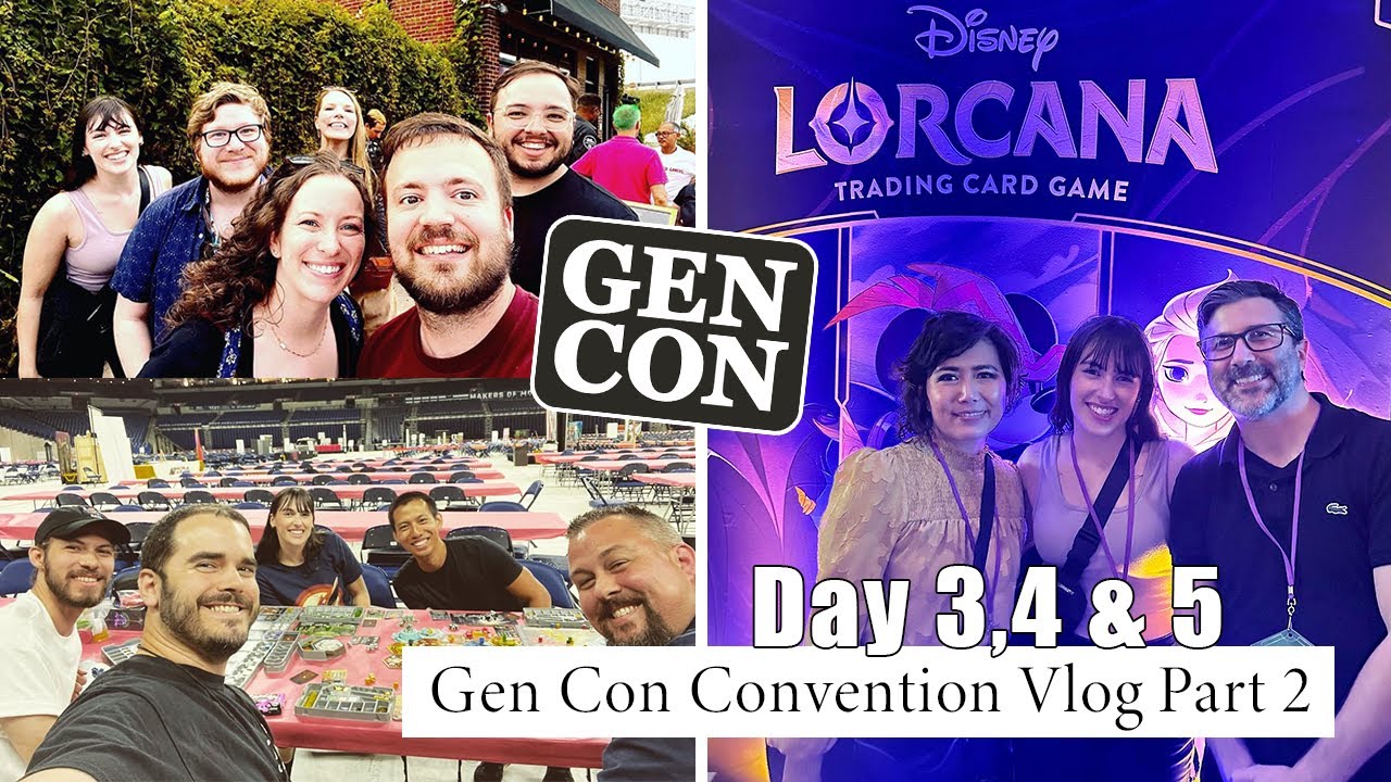 Gen Con Convention Vlog Part 2! | Day 3, 4 & 5