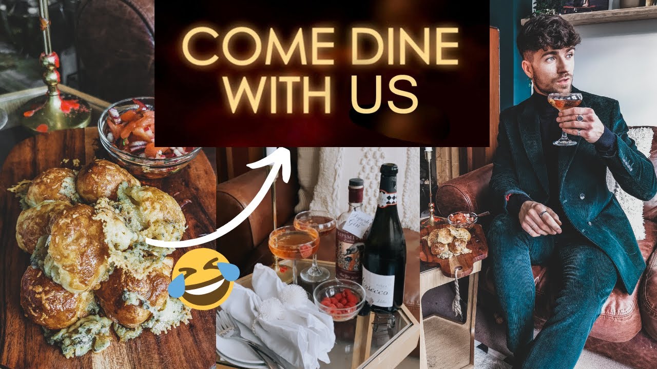 COME DINE WITH US | YOUTUBE DINNER PARTY WITH MR CARRINGTON & KATE MCCABE 