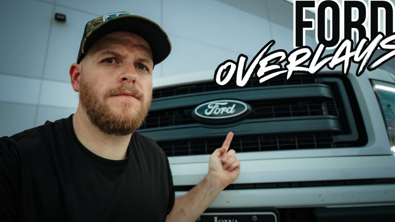 Plasti Dip your FORD F150 Emblems with DECAL overlays