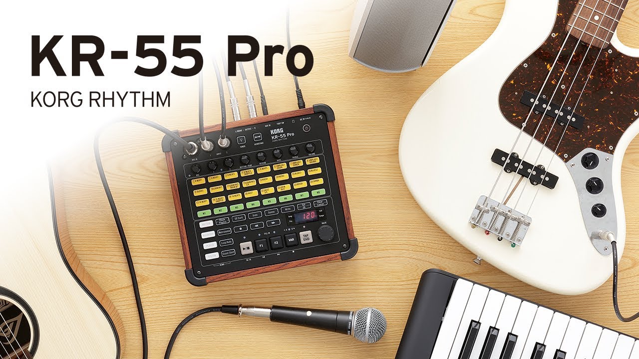 KORG&reg; KR-55 Pro - Sua nova Rhythm/Drum Machine