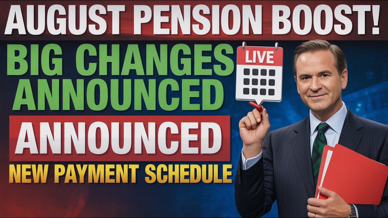 LIVE: August State Pension Update 2025 &ndash; New Rates, Back Payments & Exact Pay Dates Revealed!