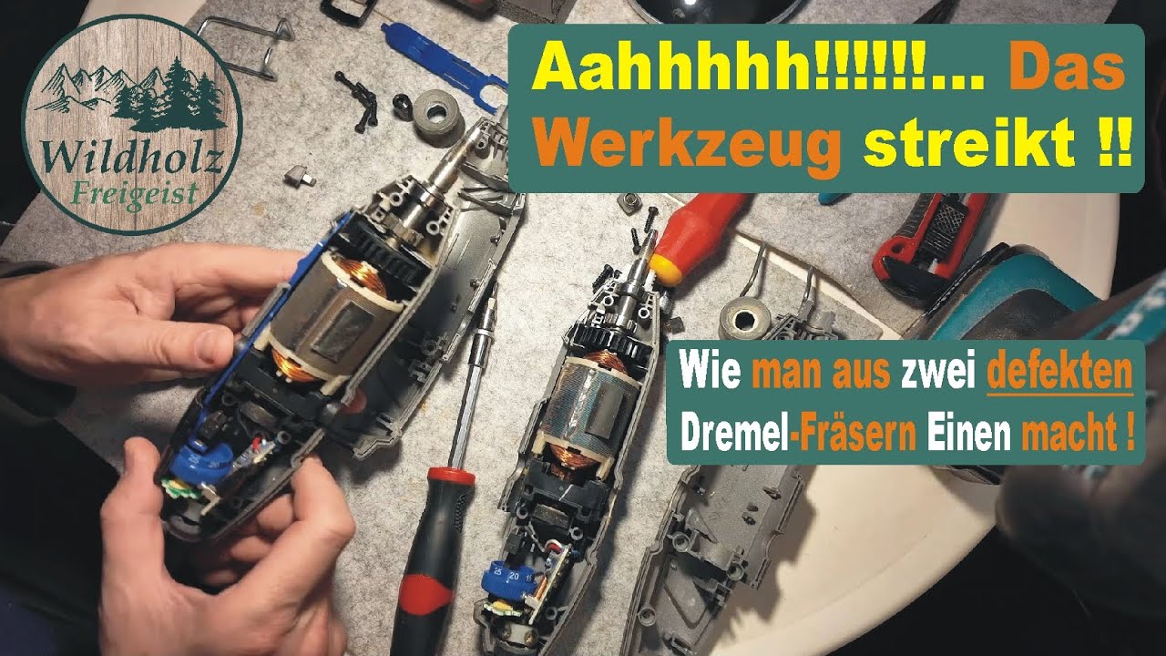 Dremel 4250 Reparatur !! Wie man aus zwei Kaputten einen Ganzen macht.
