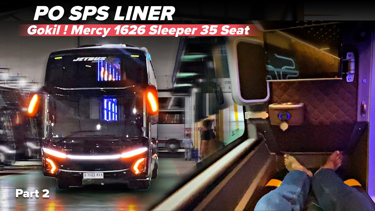 GOKIL !! Mercy 1626 Dibuat 35 Kursi Sleeper, Rilis Bus SPS Liner Mercy 2445 & 1626