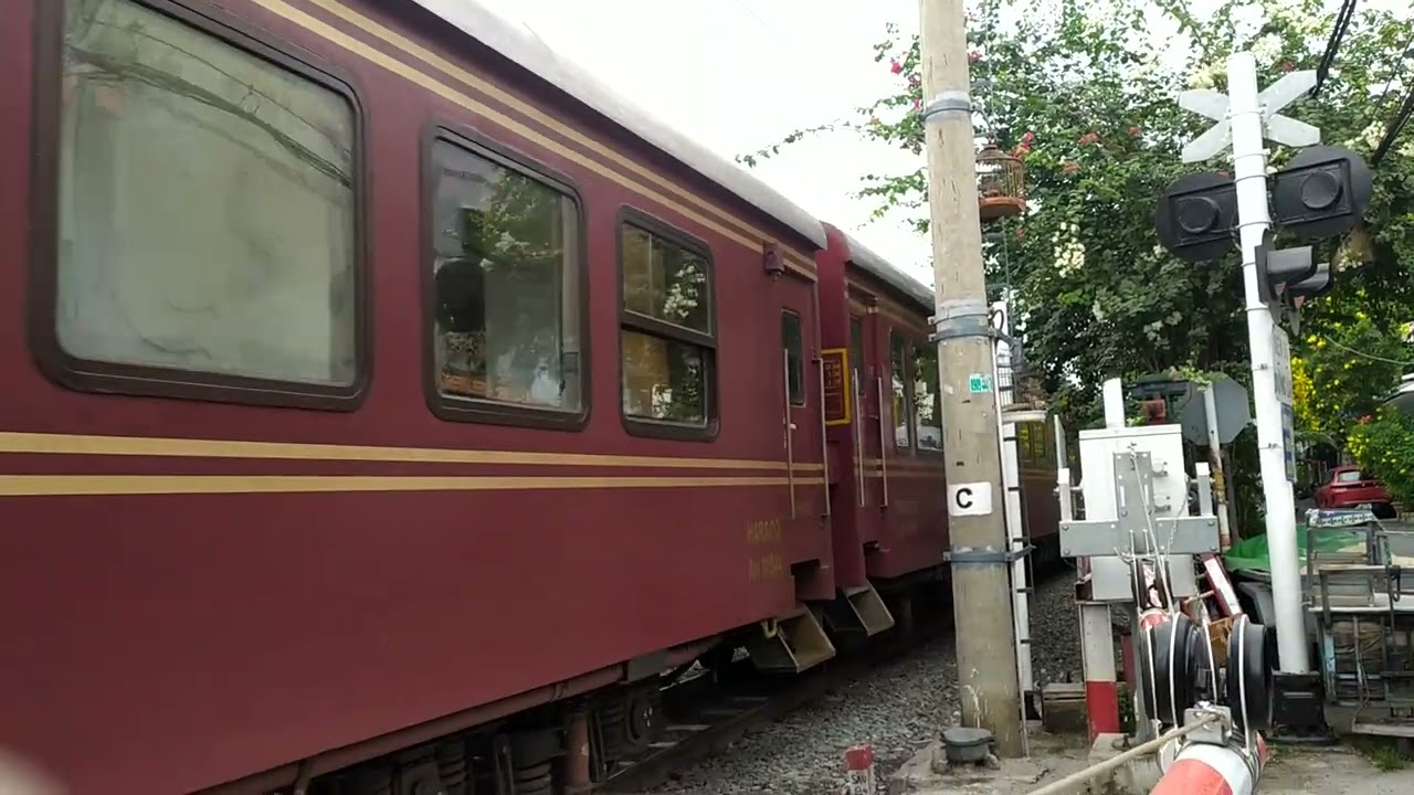 (Tàu Tết Bính Ngọ 2026) D10E 250 kéo tàu SE61 rời ga Gò Vấp sau khi tránh tàu SE13 và SE12 (8:15)