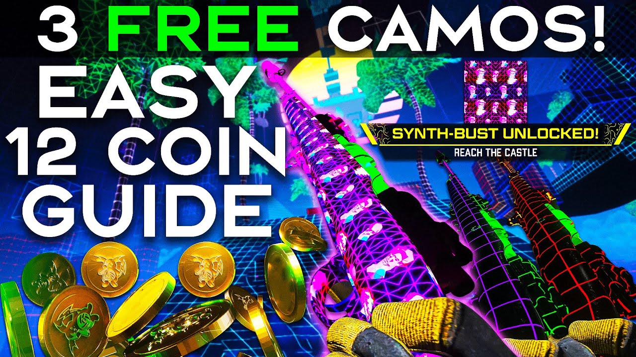 EASY Synth Bust Camo UNLOCK | ALL 12 COIN LOCATIONS (Get Higher Camo Guide MW3)