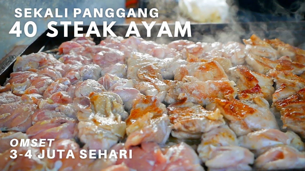 Baru Buka STEAK AYAM Langsung Laris 100 Porsi - Steak 45