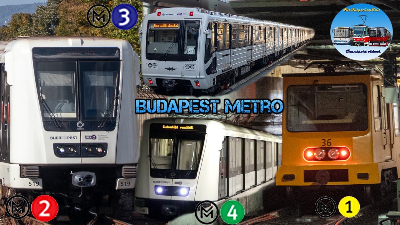 Metro in Budapest 🇭🇺 | All Lines 🚇Ⓜ