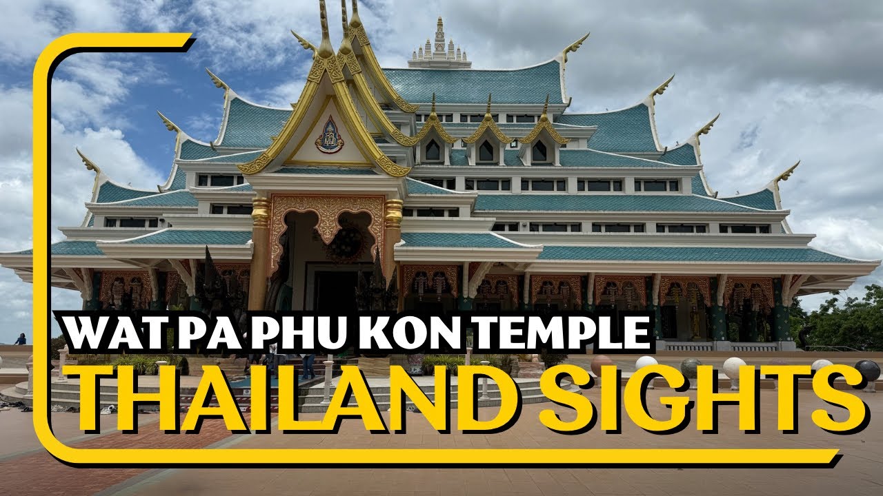 Wat Pa Phu Kon Blue Temple.