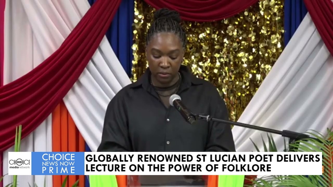 GLOBALLY RENOWNED ST LUCIAN POET DELIVERS LECTURE ON THE POWER OF FOLKLOREWRITTEN WIT