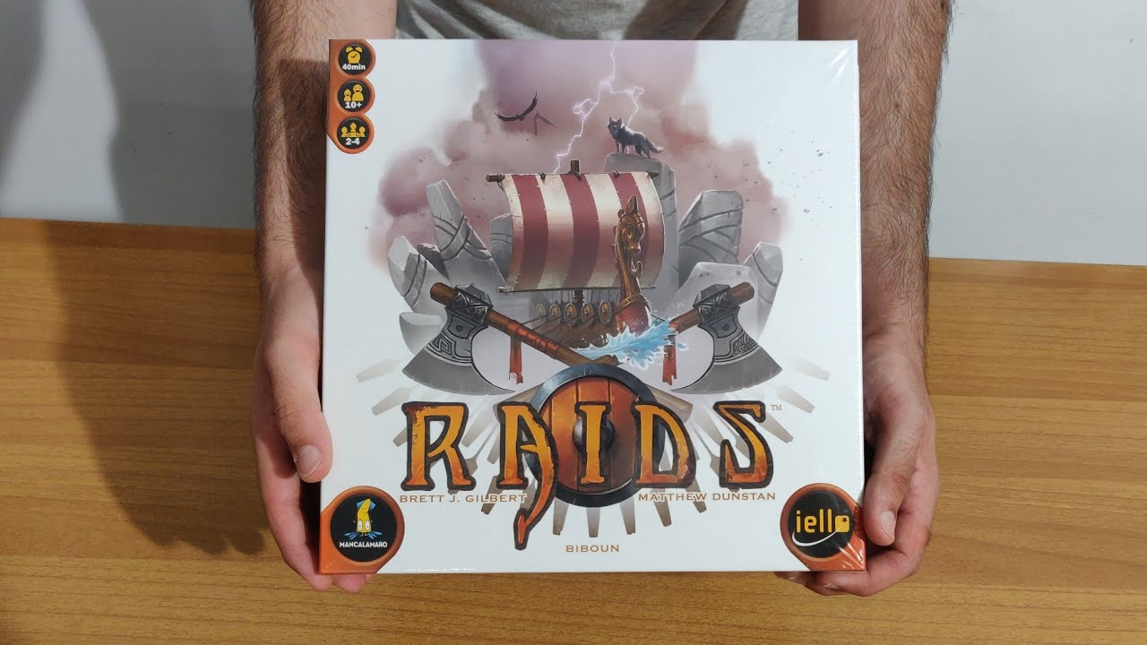 Unboxing di Raids - Gioco da Tavolo