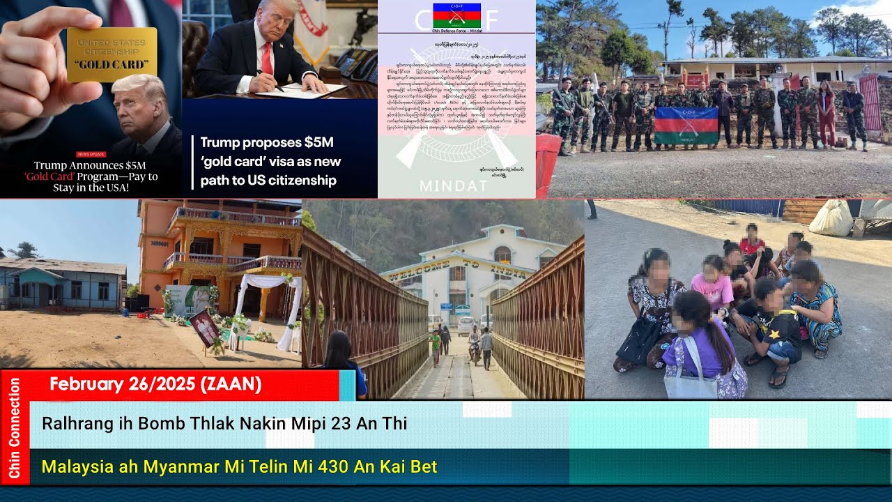 February 26 Zan: Dollar Ting 50 In America Rammi Sinak Lei A Theih, CDF Mindat ih Thuthan