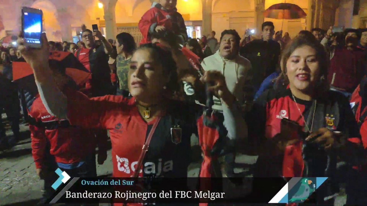FBC MELGAR | Banderazo Rojinegro