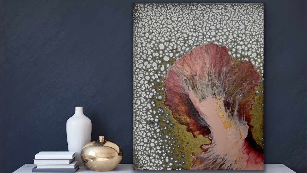 Pearl Cell Dutch Pour Combo Technique | Abstract Acrylic Pour Tutorial | Interference Series