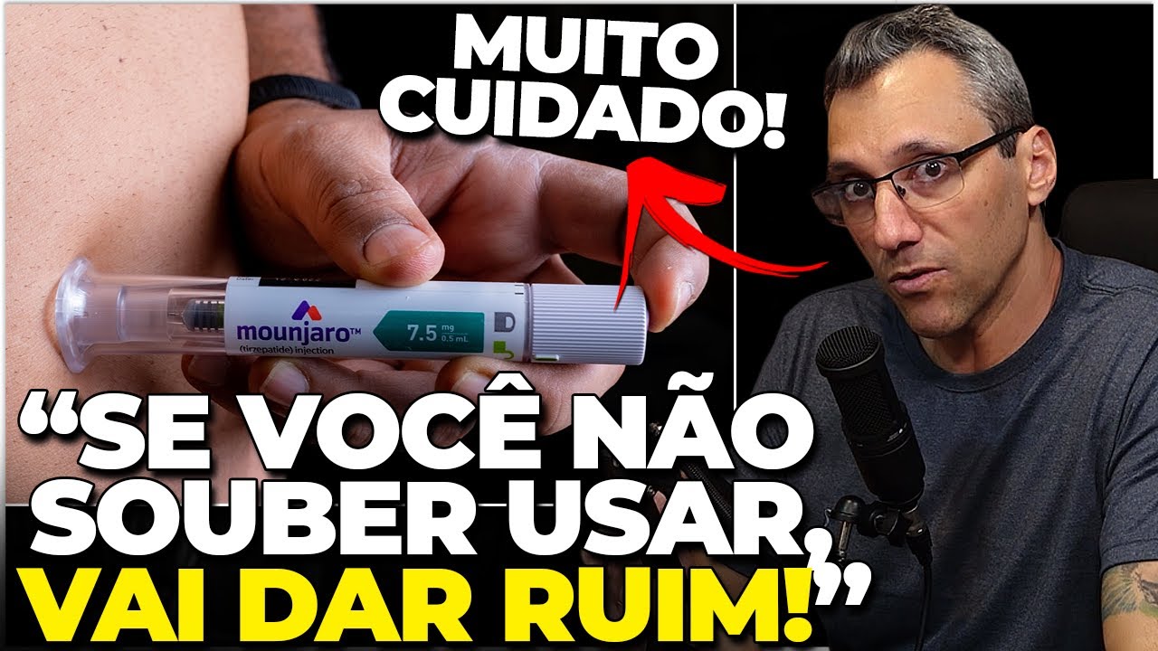 Os PERIGOS e os BENEFICIOS do Mounjaro! CUIDADO se VOCÊ estiver fazendo isso sem acompanhamento...