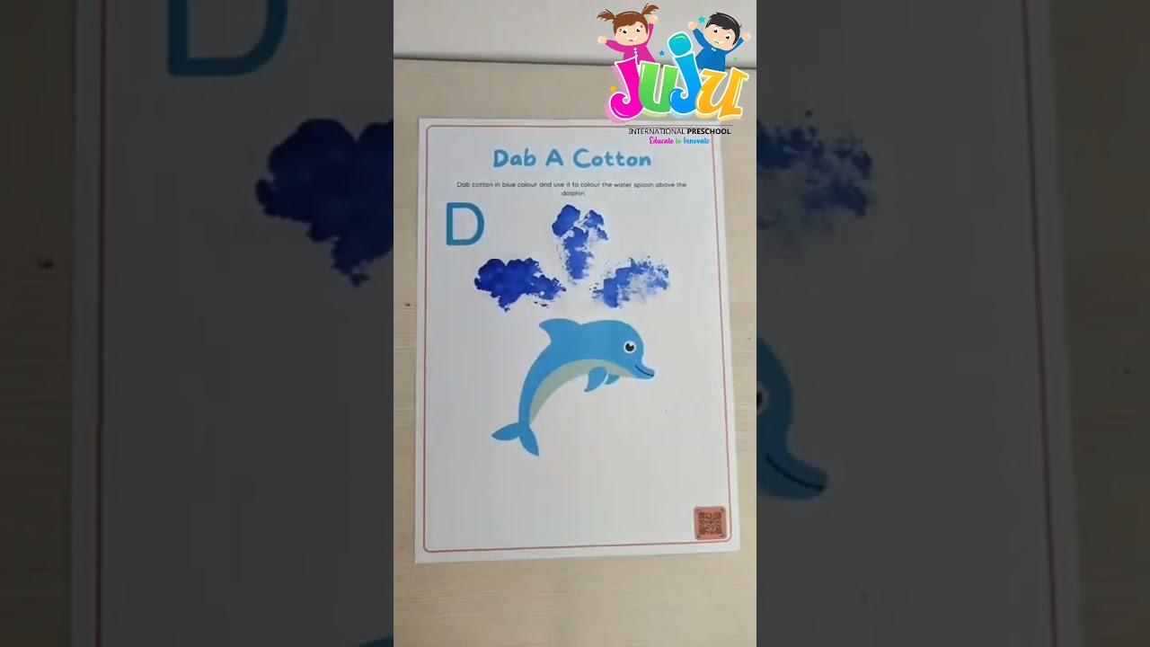 cotton dabbing worksheet activity for kids