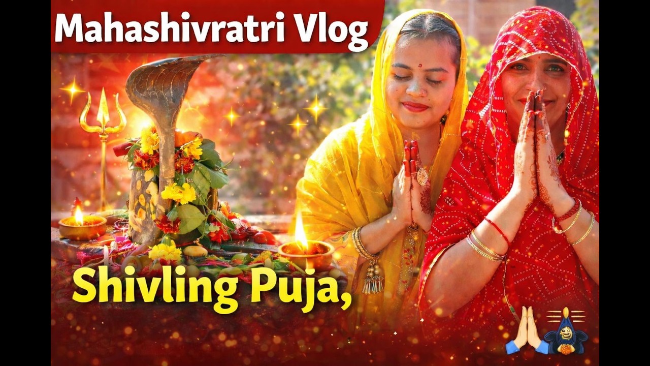 Mahashivratri Vlog | Shiv Mandir Darshan & Divine Vibes ✨#sonamjangid #mahashivratri2026 #youtuber 
