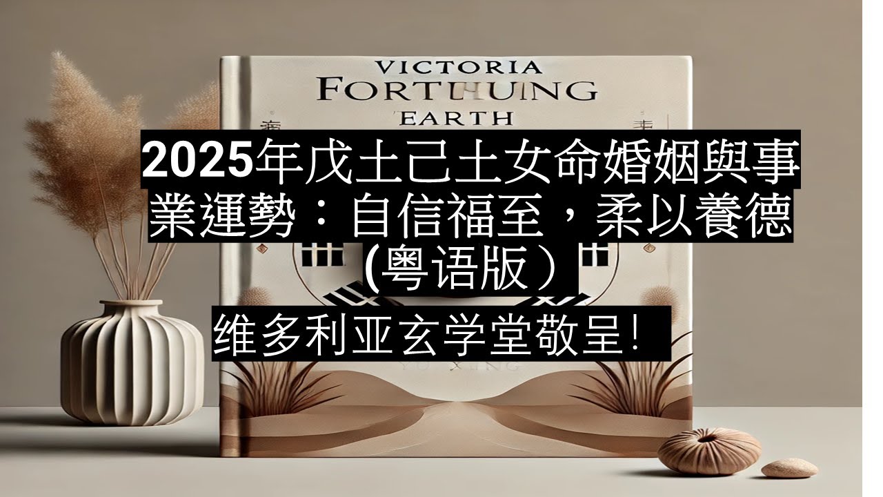 2025年戊土己土女命婚姻與事業運勢：自信福至，柔以養德 （粤语版）#shorts #shortvideo #四柱八字 #正能量 #算命 #感情 #人生感悟 #婚姻 #戊土 #己土 #十天干运势