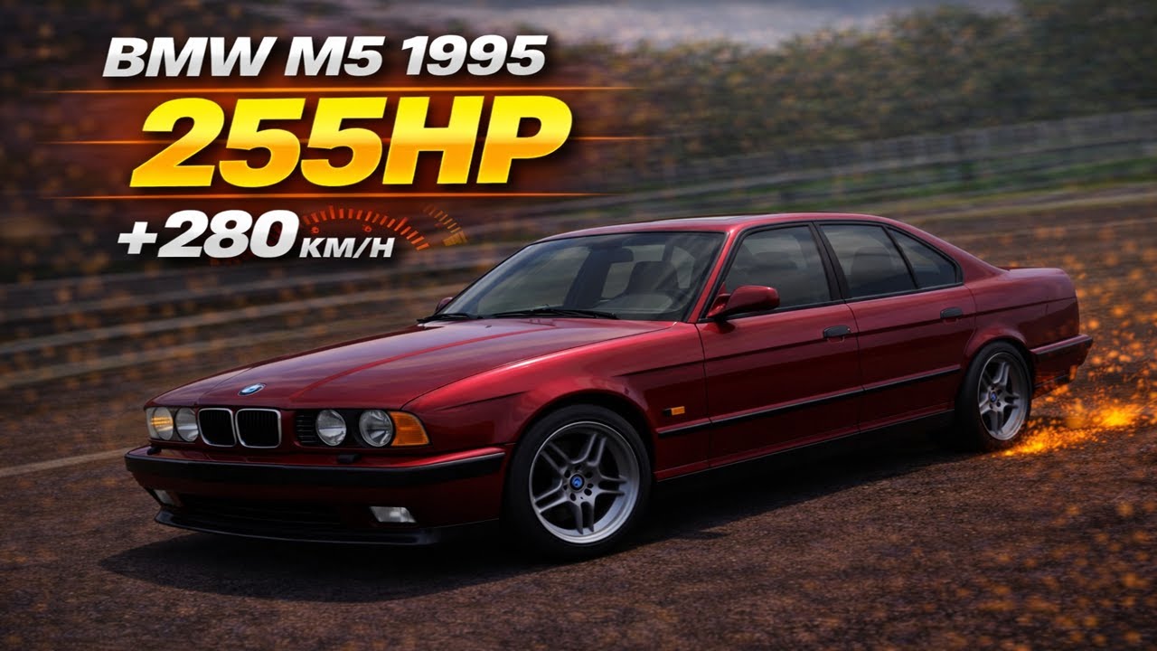 (4K) 255HP BMW M5 1995 (281 km/h) - Forza Horizon 5