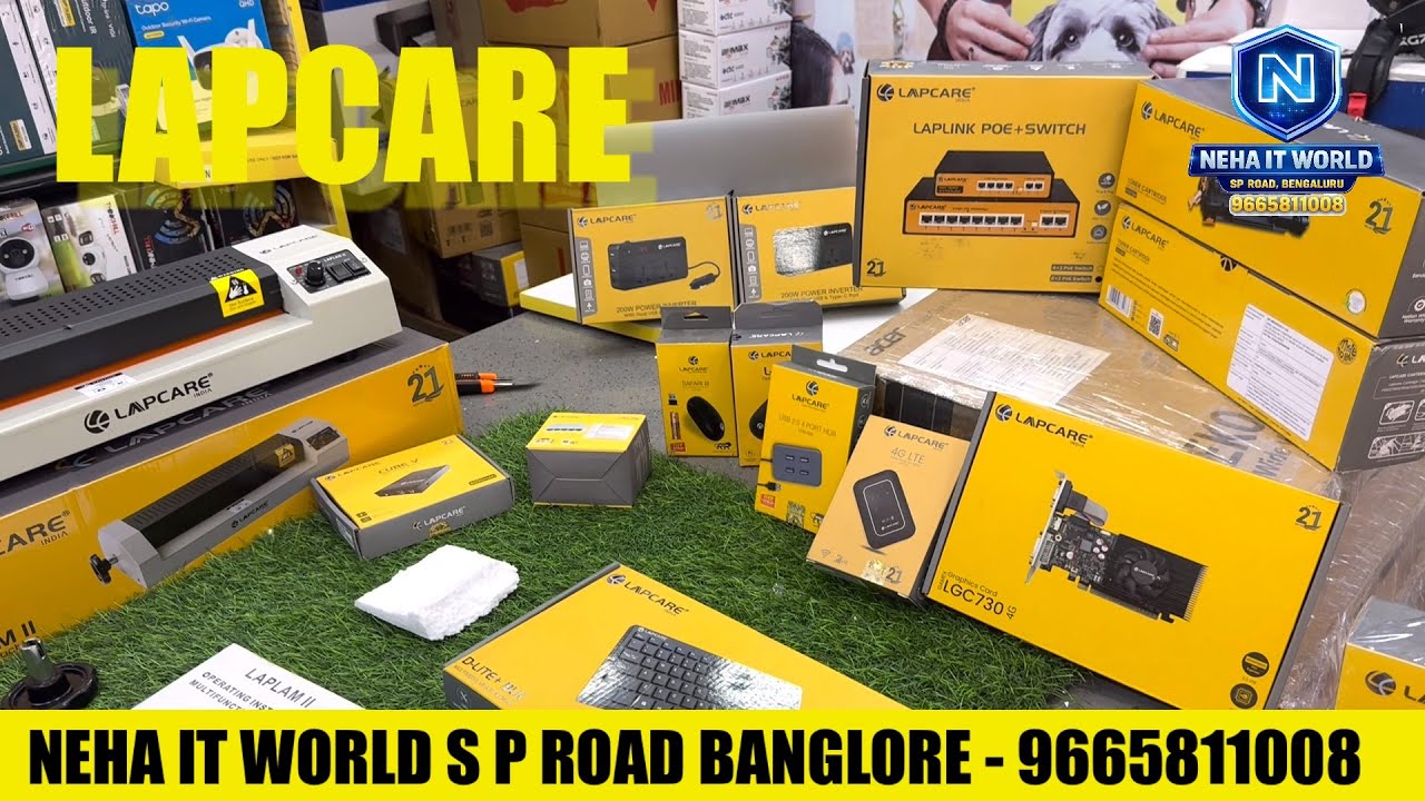LAPCARE PRODUCT RANGE !! NEHA IT WORLD S P ROAD BANGLORE 