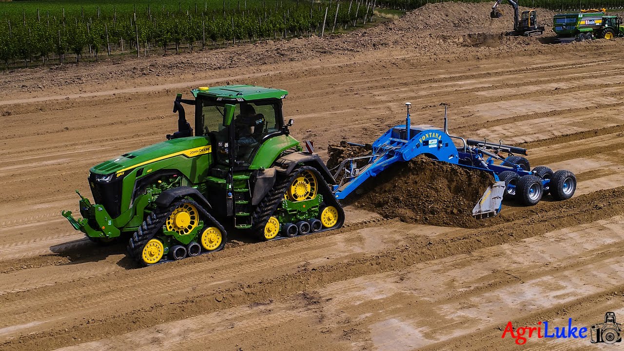 John Deere 8RX 410 | Fontana Maxi  Livellamento Terreno