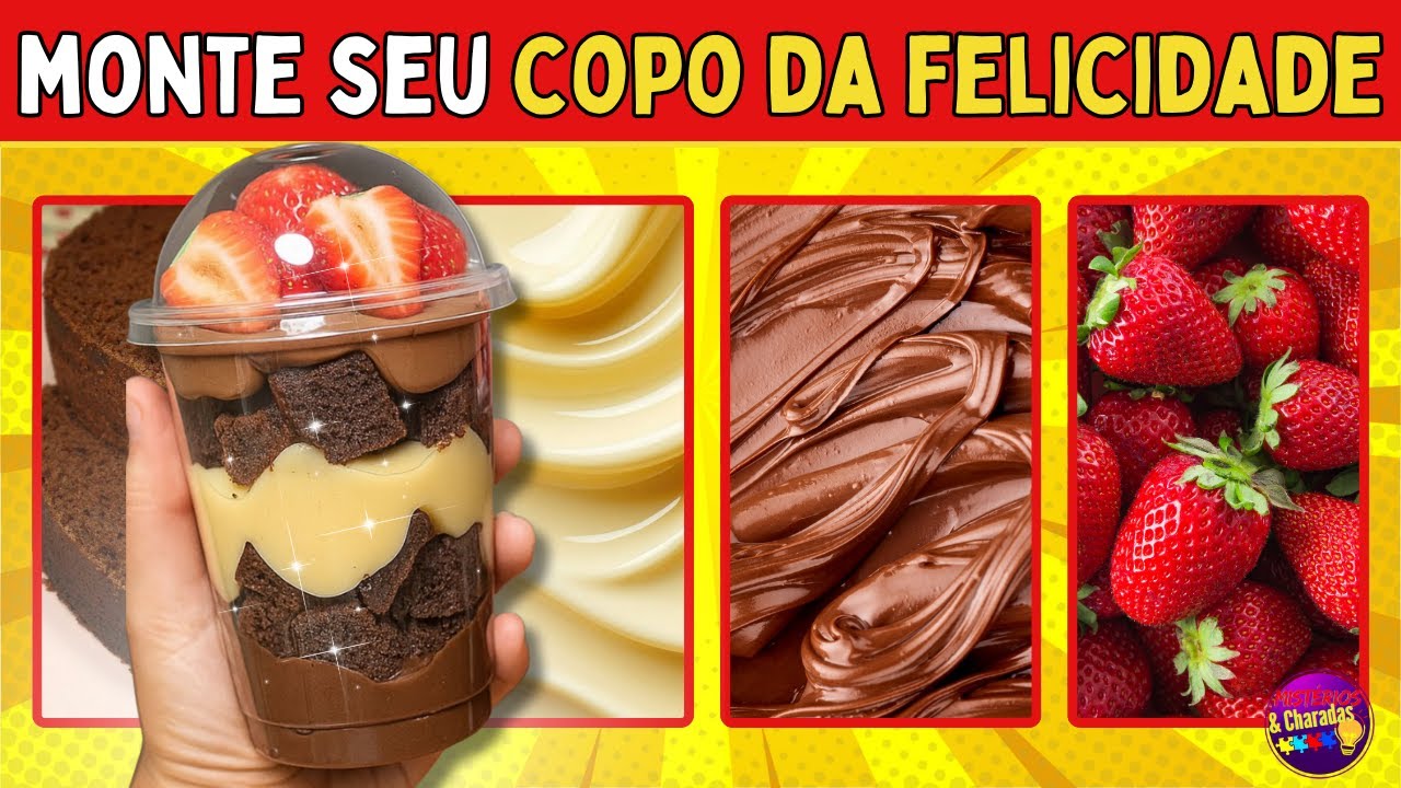 🍫✨Monte Seu Pote da Felicidade 🍰 | Desafio de Escolhas Doces