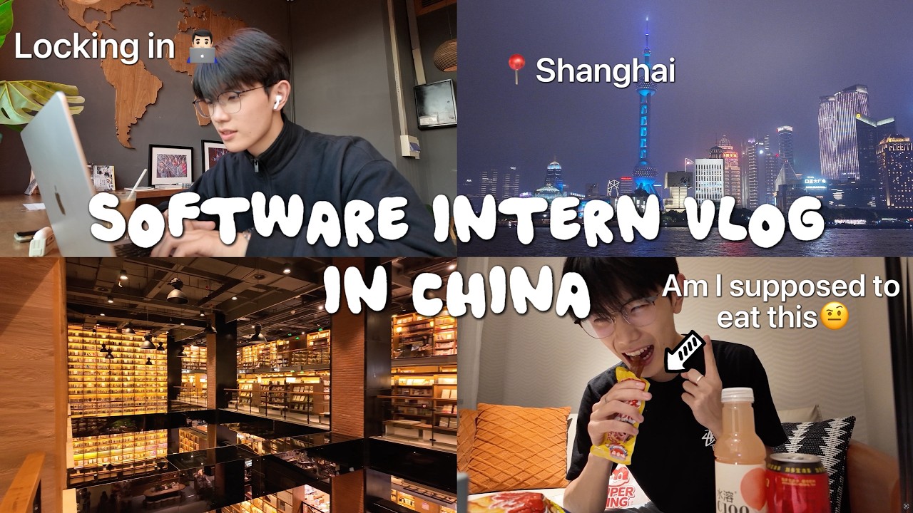 Solo Traveling Across China While Working a Software Internship (Vlog)✈️💻