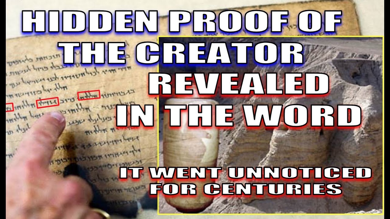 GOD PROVES HIS EXISTENCE WITH A HIDDEN MESSAGE IN THE BIBLE