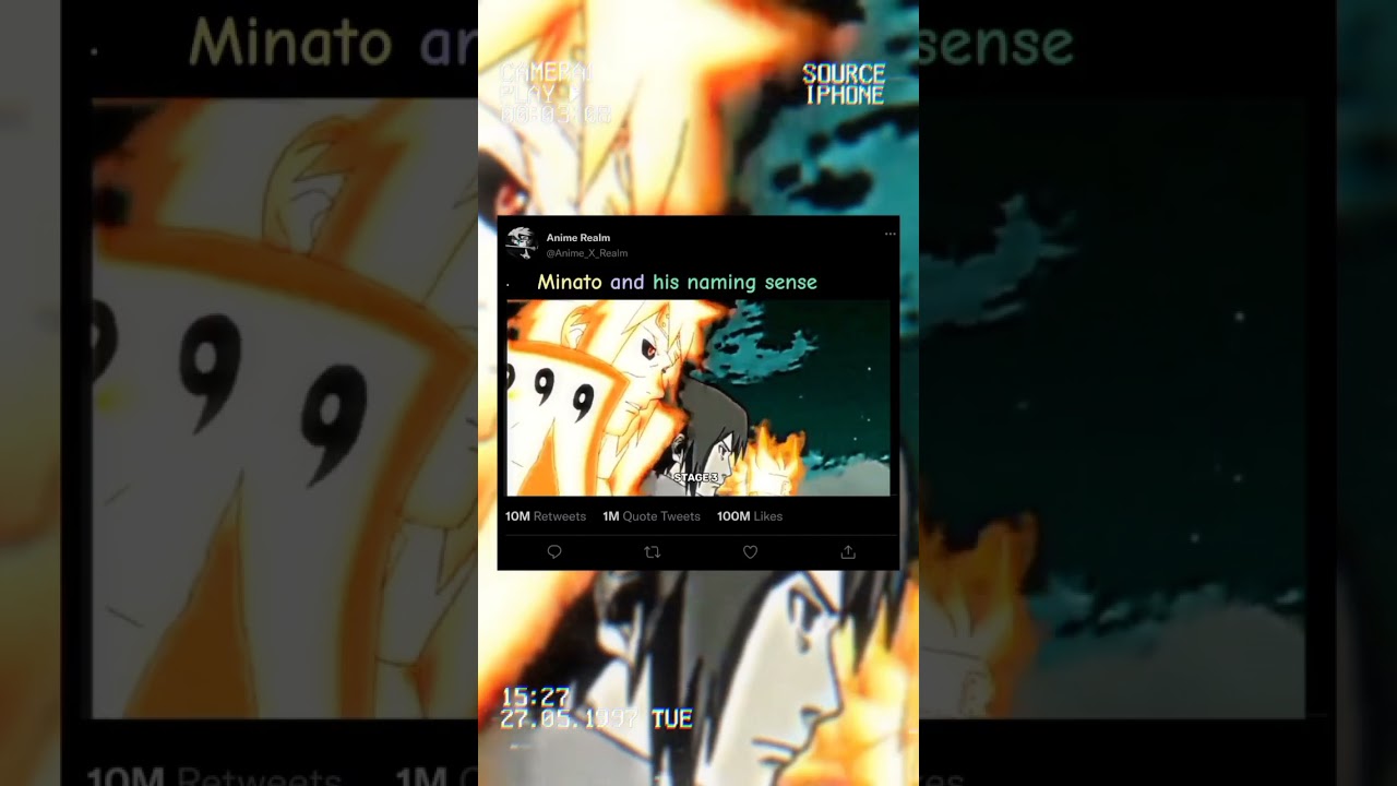 Minato's naming sense 😅