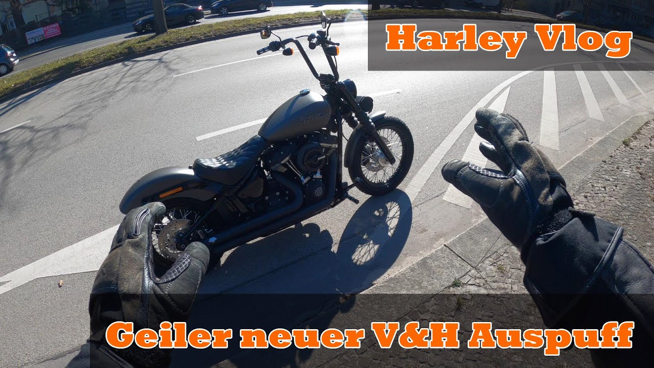 Vance & Hines neuer Auspuff / Street Bob / Harley-Davidson