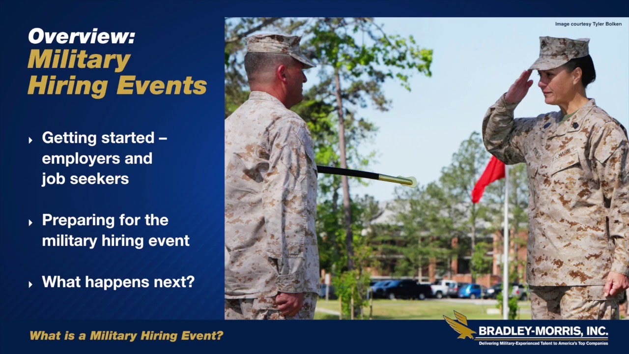 What is a Military Hiring Event?