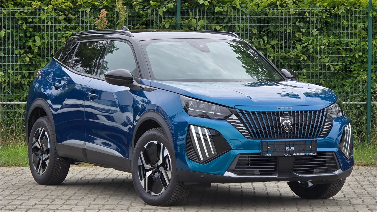 2025 Peugeot 2008 GT Hybrid 145 1.2 48V e-DCS6 Obsession Blue - Perla Nera Black Roof