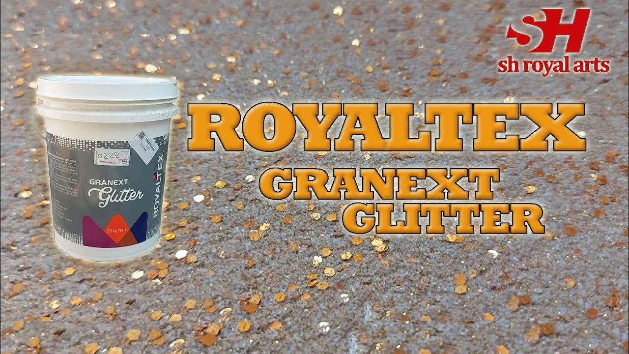 Royaltex Granext Glitter # wall texture design in