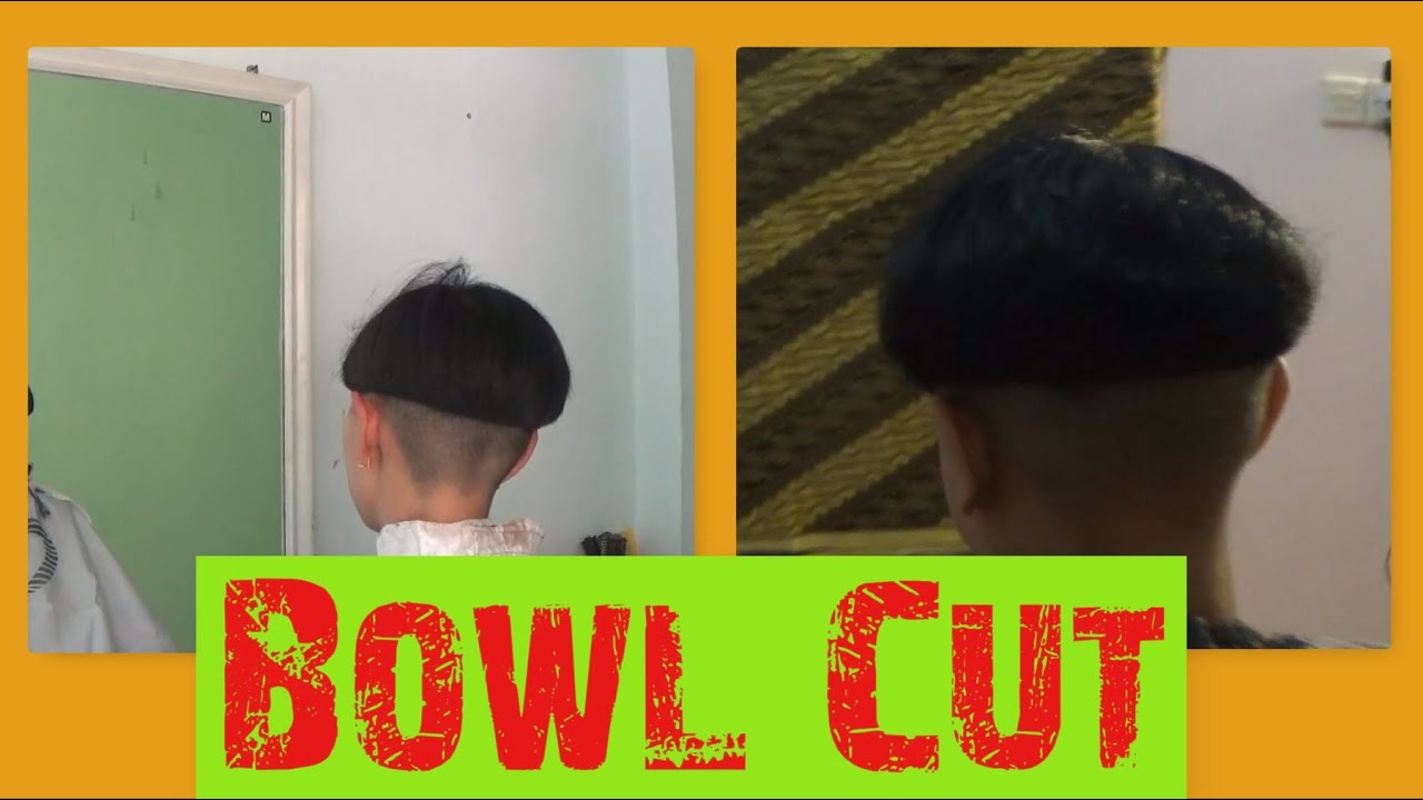 Women Gets Bowl Cut Before Headshave || WanitaDipotong Mangkuk /Bowl Cut