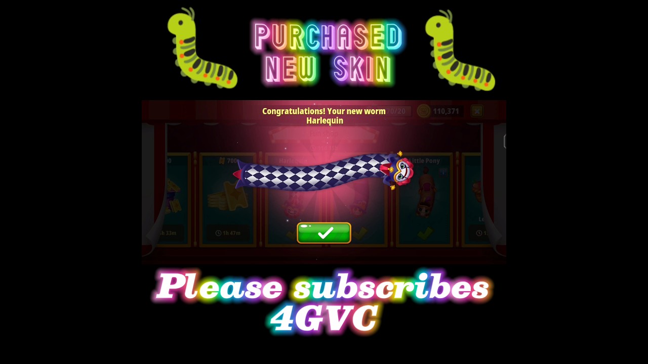 🤡Worms Zone.io April Fool's Day 2023🤡 Purchased New Skin (3)🤡_W$243