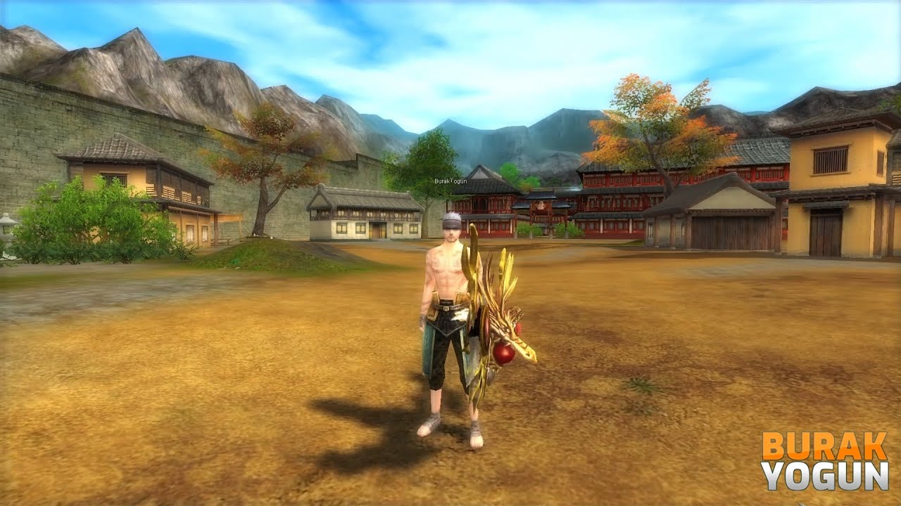 Silkroad Online - 21 Degree Chinese Weapon & Shield Set