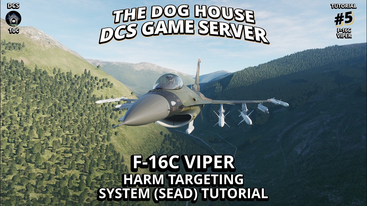 DCS: F-16C Viper Harm Targeting System (SEAD)
