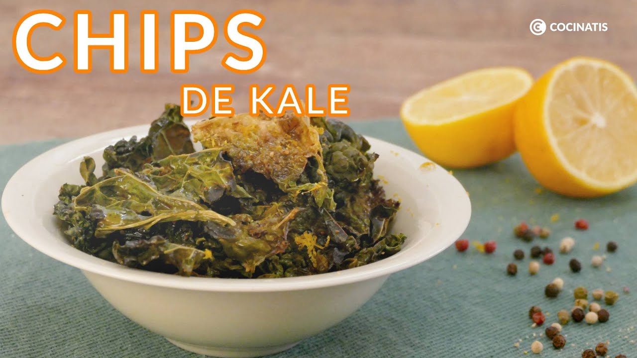Nunca imagine un aperitivo tan fácil y saludable: KALE CRUJIENTE al HORNO // Cocinatis