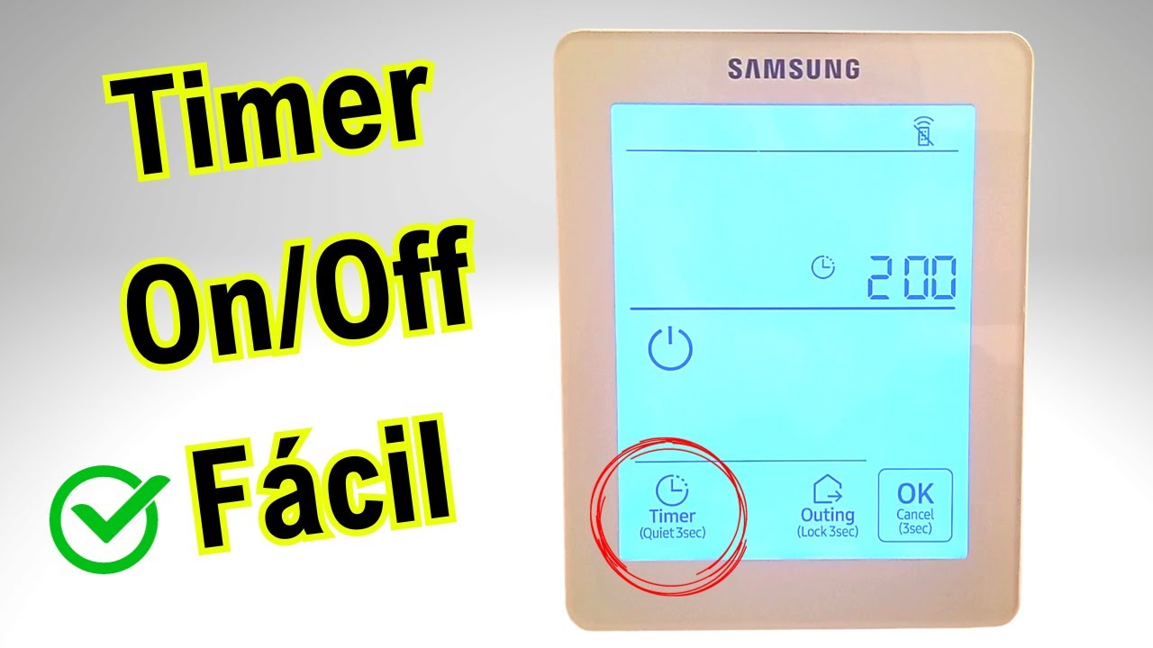 Термостат Samsung MWR SH11N 👉 Функция включения/выключения ТАЙМЕРА